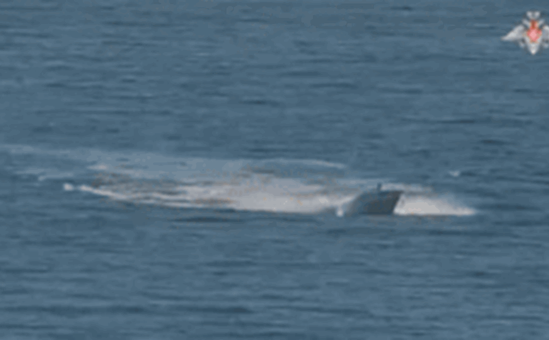 The Ukrainian unmanned ship was destroyed by the Russian Black Sea fleet. Photo: Russian Ministry of Defense