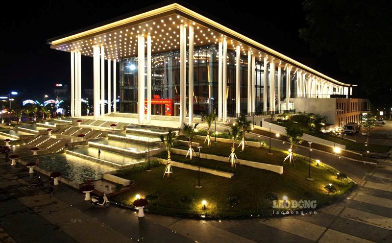 The Provincial Conference Center is the venue for the 1st Lao Cai Provincial Party Congress, term 2025-2030. Photo: Van Duc