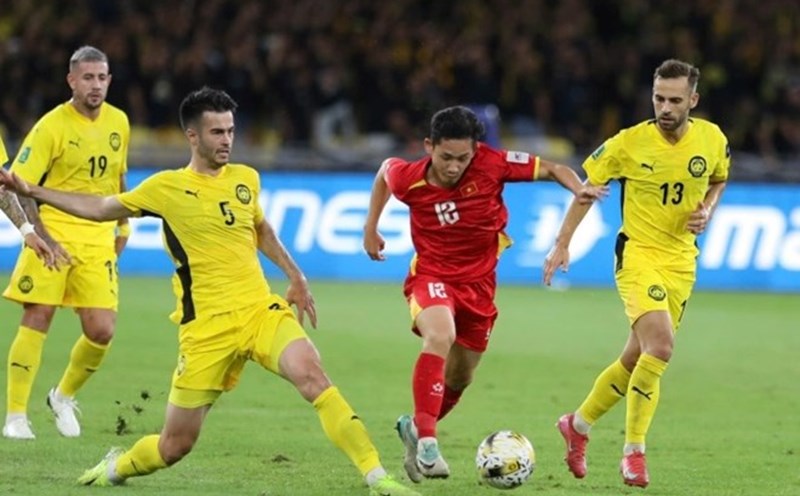 Malaysian players will compete against Vietnam in the 2027 Asian Cup qualifiers. Photo: Tuan Huu