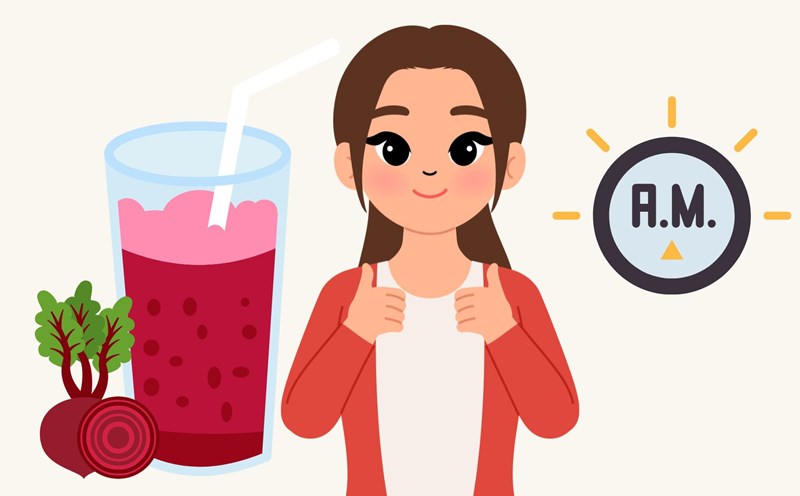 Drinking beetroot juice has many health benefits. Graphics: Thanh Thanh