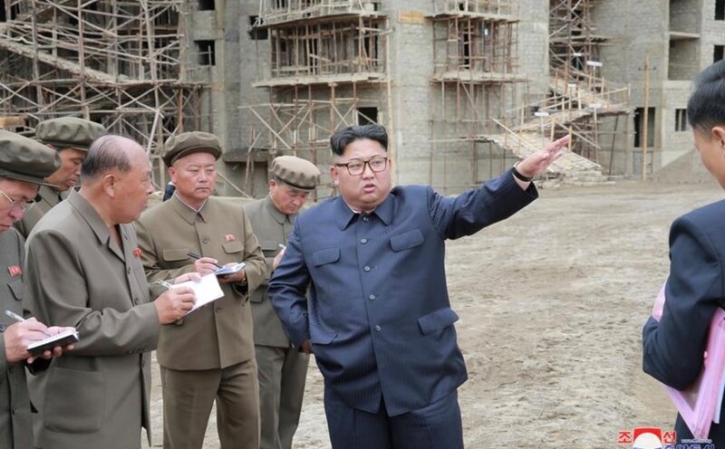North Korean leader Kim Jong-un called for a "shared and shielded" level of nuclear weapons. Photo: KCNA