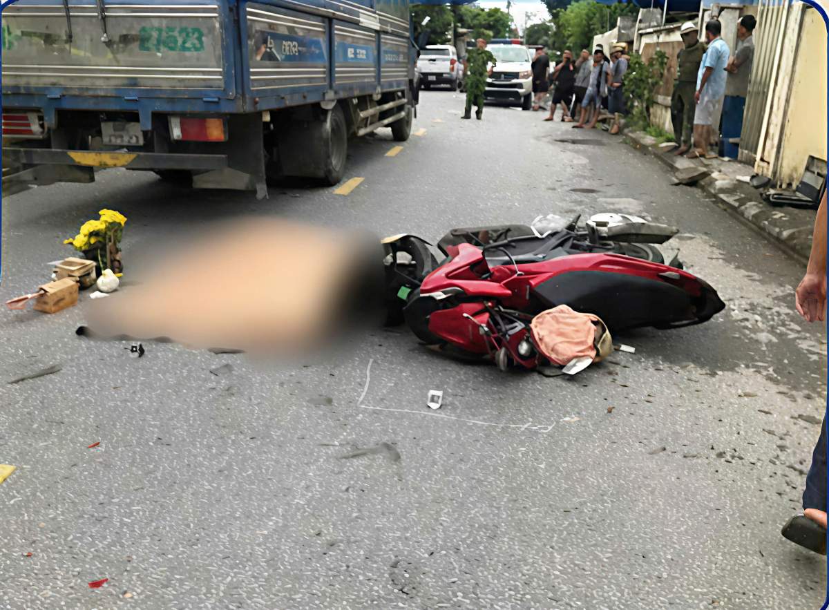 Before the accident. Photo: Hai Phong Traffic Safety Committee