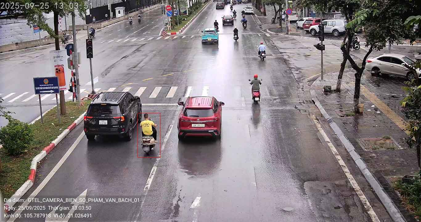 Cac truong hop vi pham duoc phat hien qua camera deu bi xu ly. Anh: Cuc CSGT