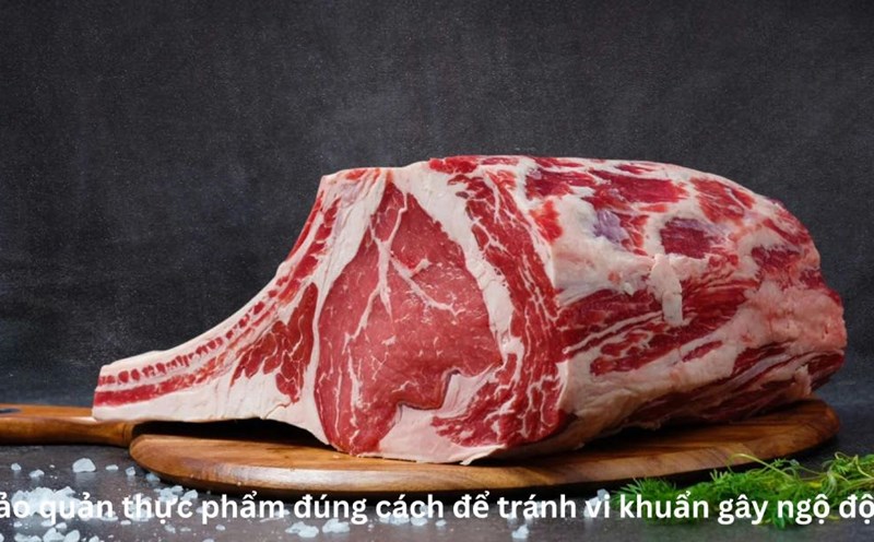 Store and prepare food to avoid food poisoning. Graphics: Thuc Quyen