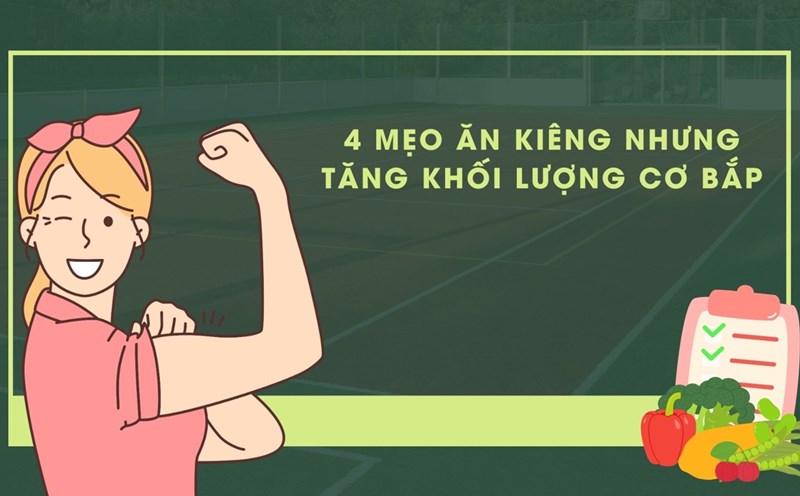 Eating enough calories for daily activities helps reduce fat but does not lose muscle. Graphic photo: Huong Son