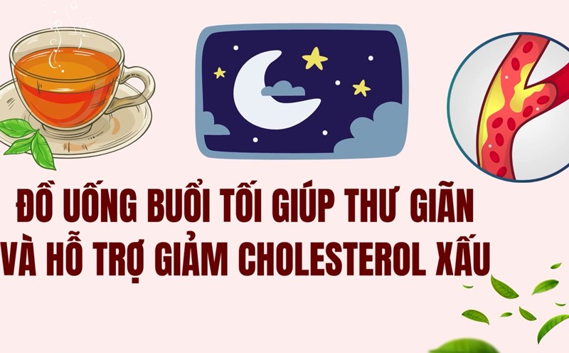 evening drinks help relax and support bad cholesterol reduction, good for the heart and kidneys