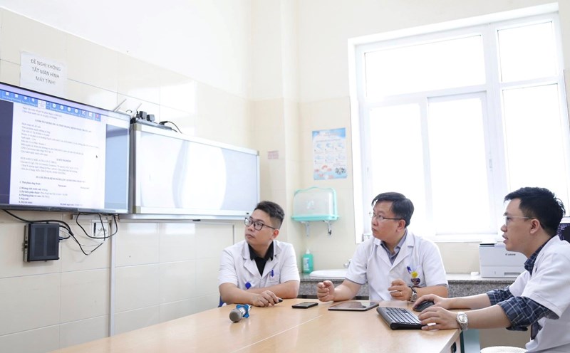 K Hospital deploys electronic medical records. Photo: Tran Manh