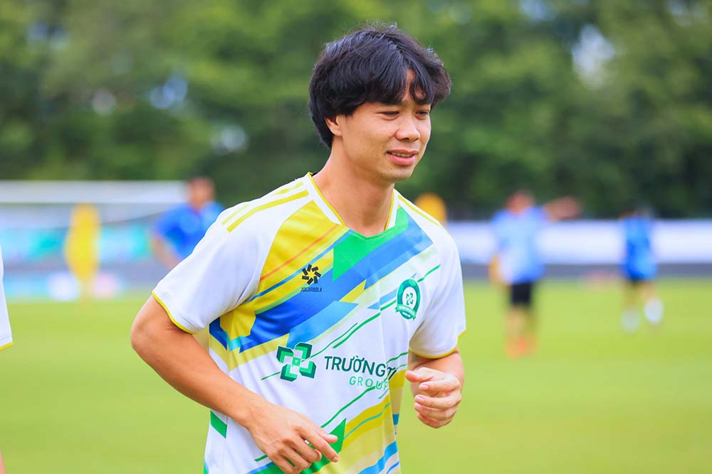 Công Phượng chuẩn bị trở lại. Ảnh: CLB Trường Tươi Đồng Nai