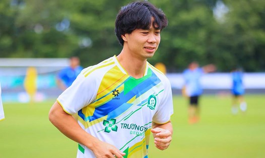 Công Phượng chuẩn bị trở lại. Ảnh: CLB Trường Tươi Đồng Nai