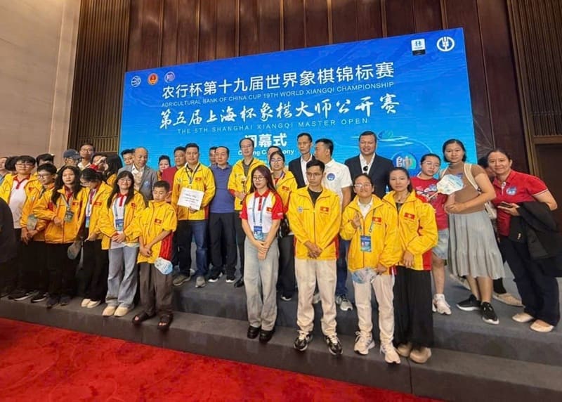 Lai Ly Huynh va Doi tuyen co tuong Viet Nam tai giai the gioi nam nay. Anh: Minh Thang