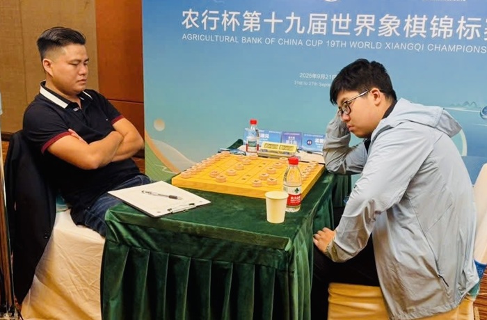 Lai Ly Huynh thi dau diem tinh tai Giai vo dich the gioi 2025. Anh: Lien doan co tuong Viet Nam