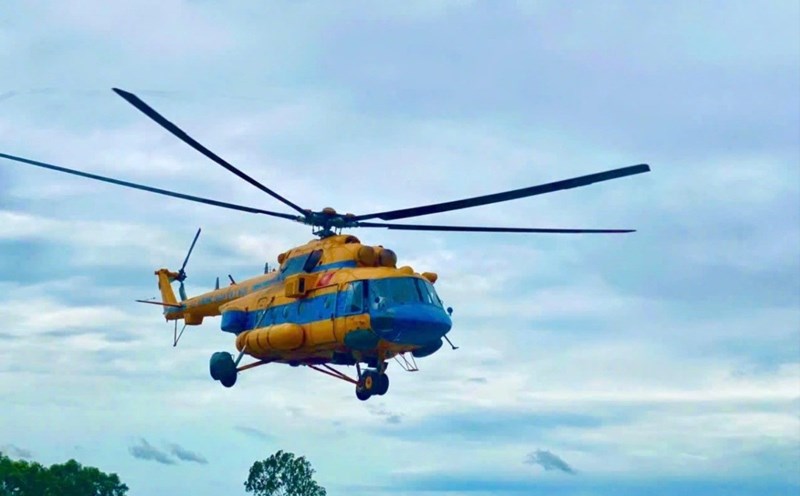 Responding to storm No. 10, the Ministry of National Defense requires the readiness of forces and means of search and rescue, and transportation of food and provisions when ordered. Photo: Ministry of National Defense