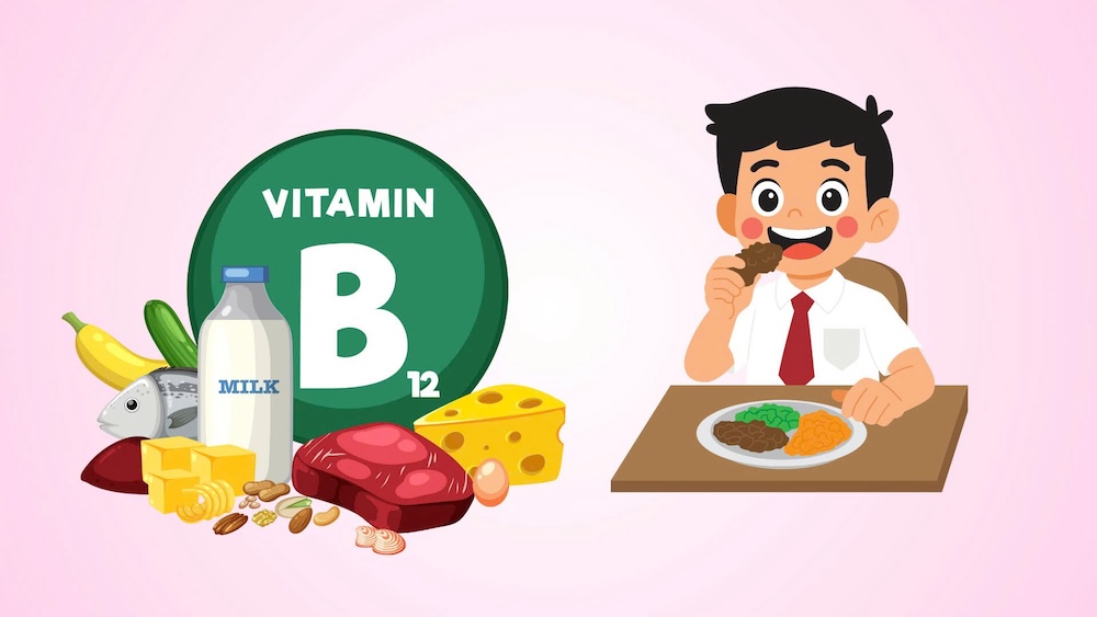 7 tips to increase vitamin B12 through food, supplements and lifestyle. Graphics: My Linh