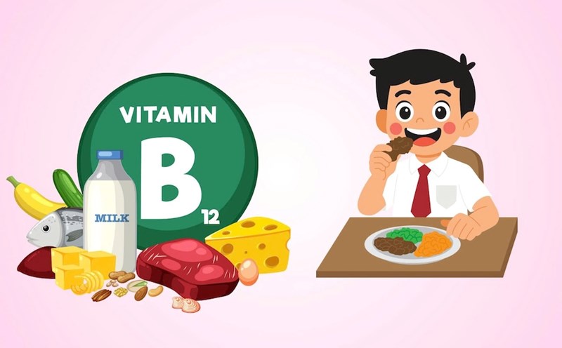 7 tips to increase vitamin B12 through food, supplements and lifestyle. Graphics: My Linh