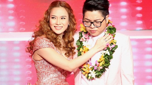 Duc Phuc thoi diem doat Quan quan The Voice 2015. Anh: Ban to chuc
