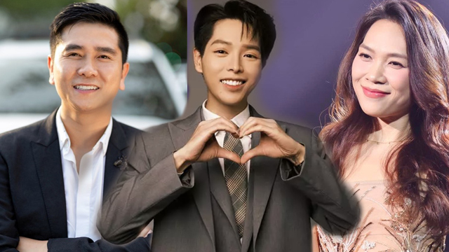 Duc Phuc is grateful to the two teachers, musician Ho Hoai Anh and singer My Tam. Photo: Provided by the artist