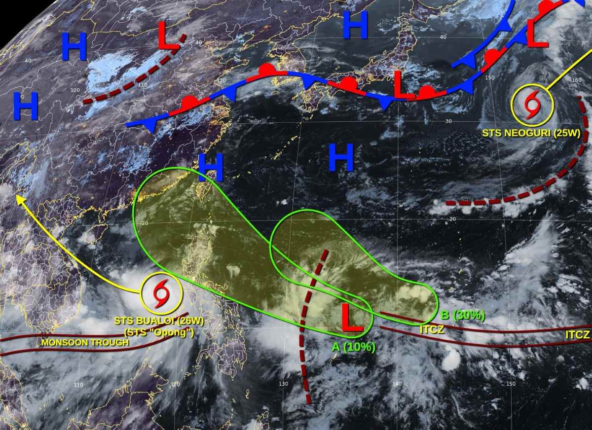 Du bao ap thap cua JTWC. Anh: JTWC/NOAA