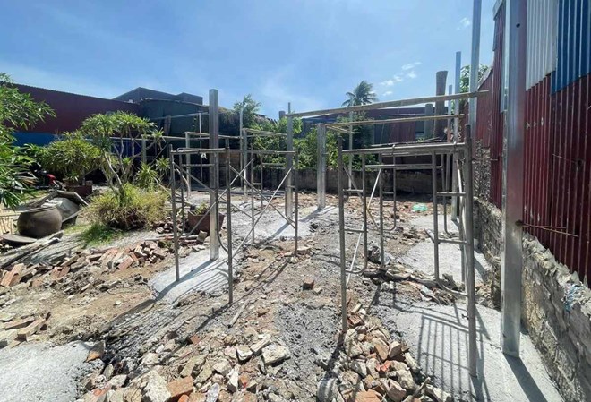 Tháo dỡ loạt công trình trái phép trên đất nông nghiệp ở Hải Phòng