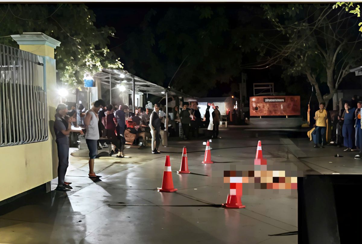 Hiện trường vụ tai nạn ở xã An Quang. Ảnh: Ban An toàn giao thông Hải Phòng