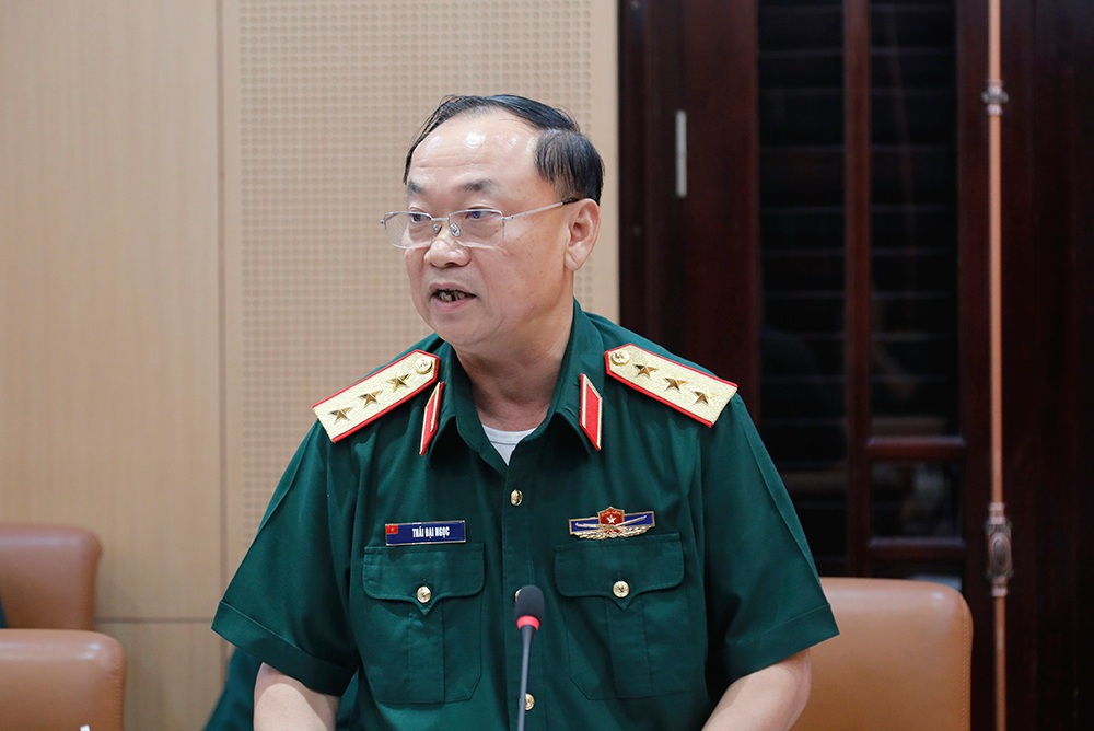 Senior Lieutenant General Thai Dai Ngoc - Deputy Chief of the General Staff of the Vietnam People's Army is the Secretary of the Gia Lai Provincial Party Committee. Photo: Ministry of National Defense