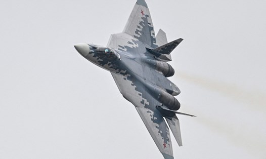 Máy bay chiến đấu thế hệ thứ 5, Su-57 của Nga. Ảnh: AFP