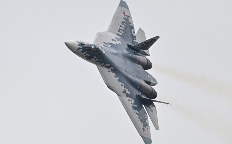 Russia's fifth-generation Su-57 fighter jet. Photo: AFP