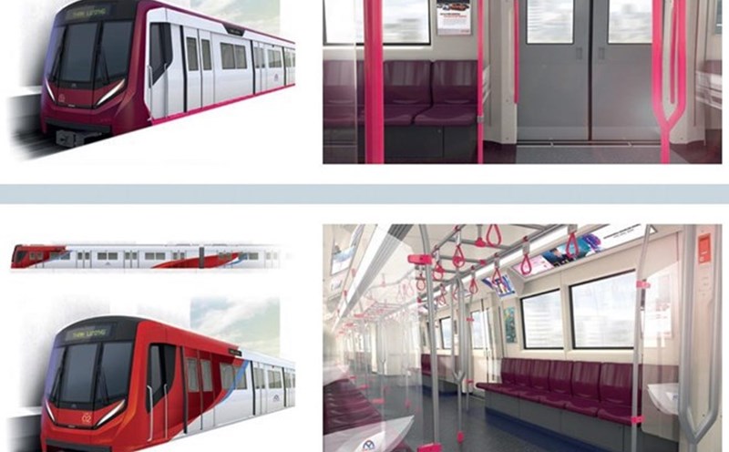 The idea of designing the interior and exterior of Metro Line 2 HCMC. Photo: MAUR