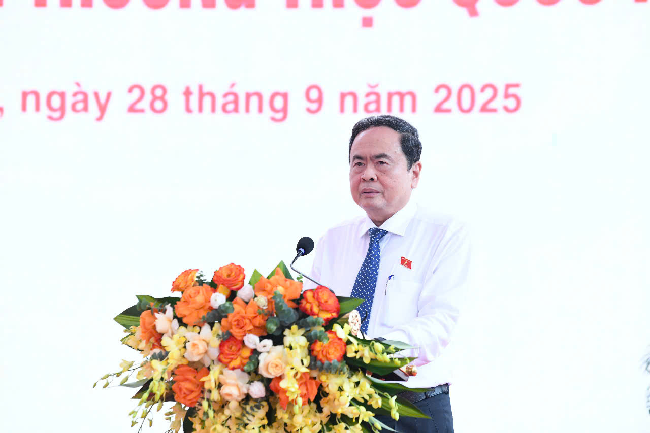 Chu tich Quoc hoi Tran Thanh Man. Anh: Pham Thang. 