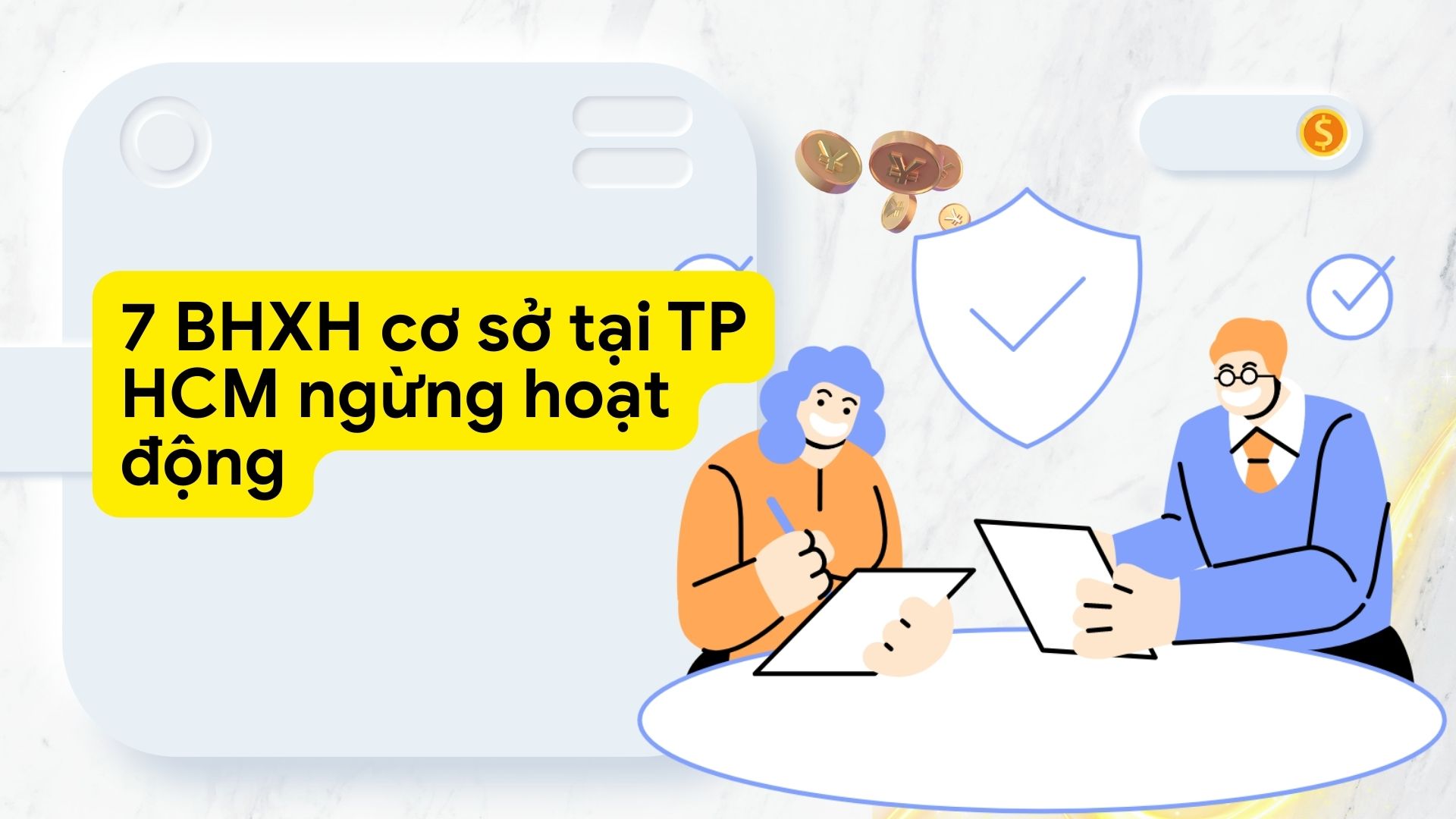 A partir du 1er octobre 7 bureaux d'assurance sociale de base a Ho Chi Minh-Ville cessent leurs activites. Photo graphique : Huong Son