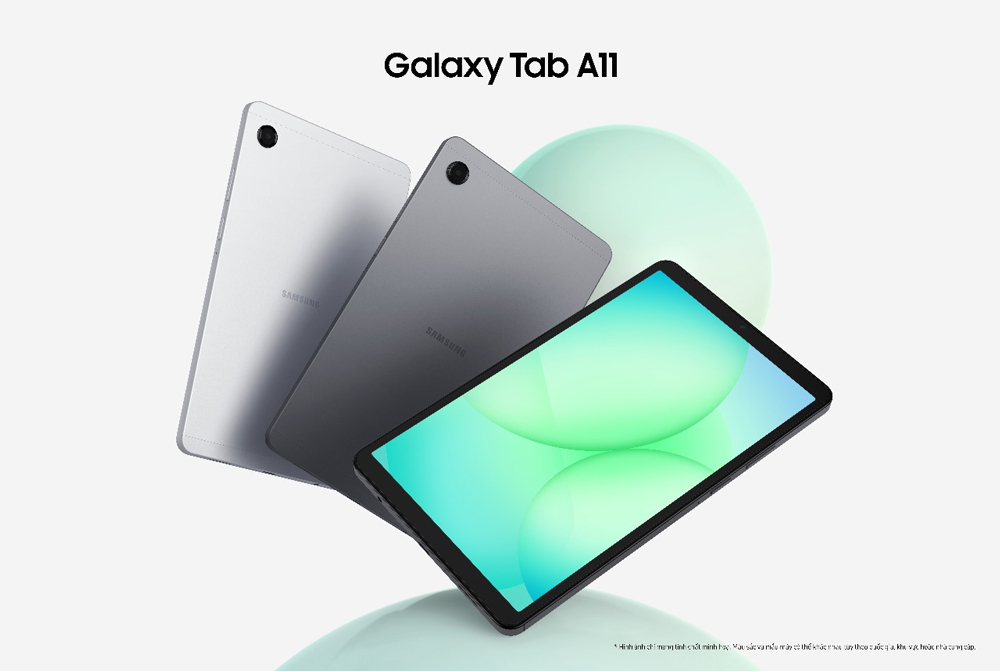 The new Samsung Galaxy Tab A11 brings many upgrades in features, a richer Galaxy experience and a high-end design, along with competitive prices. Photo: Provided by the enterprise