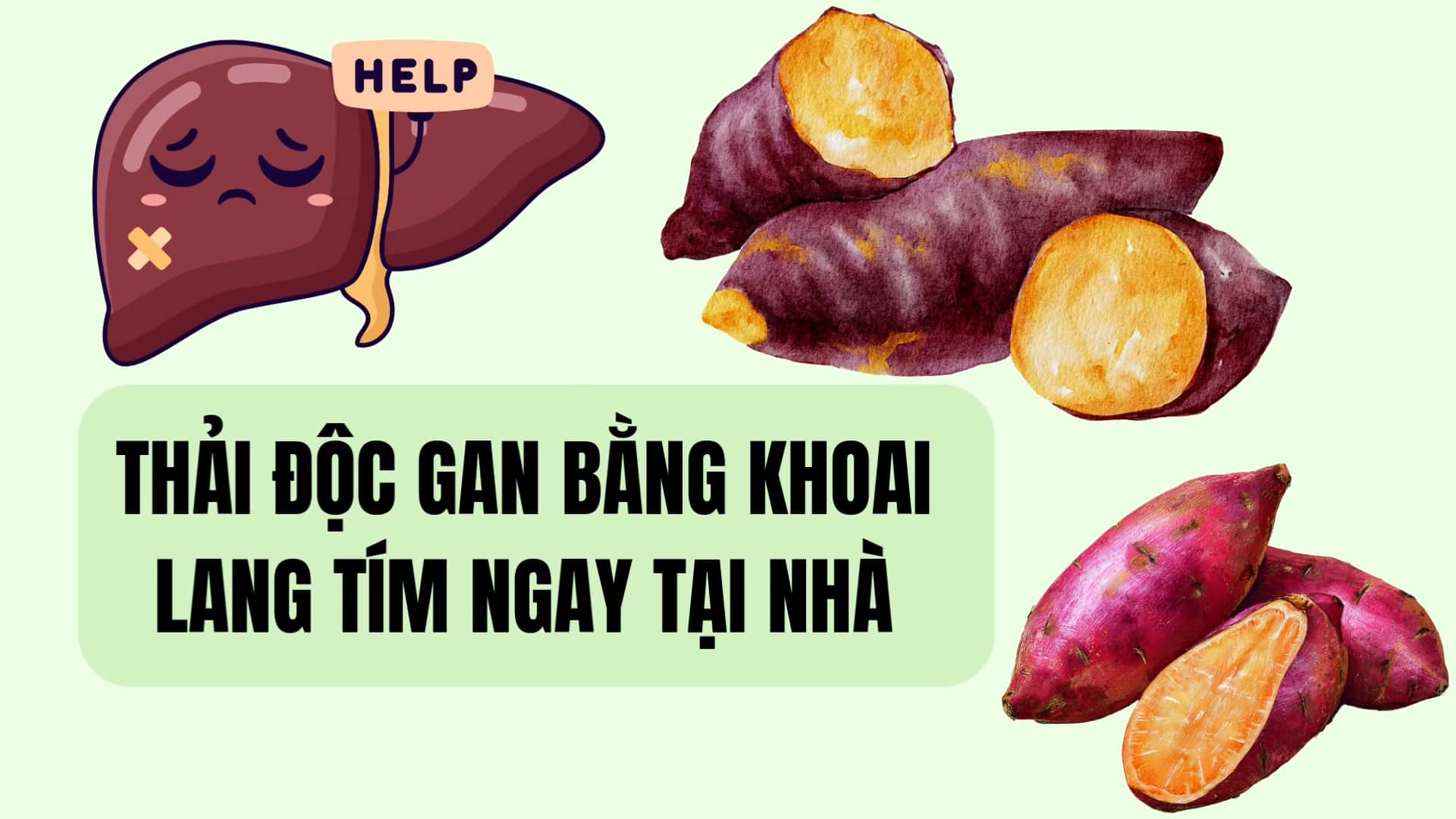 Tips on how to detoxify the liver with purple sweet potatoes right at home