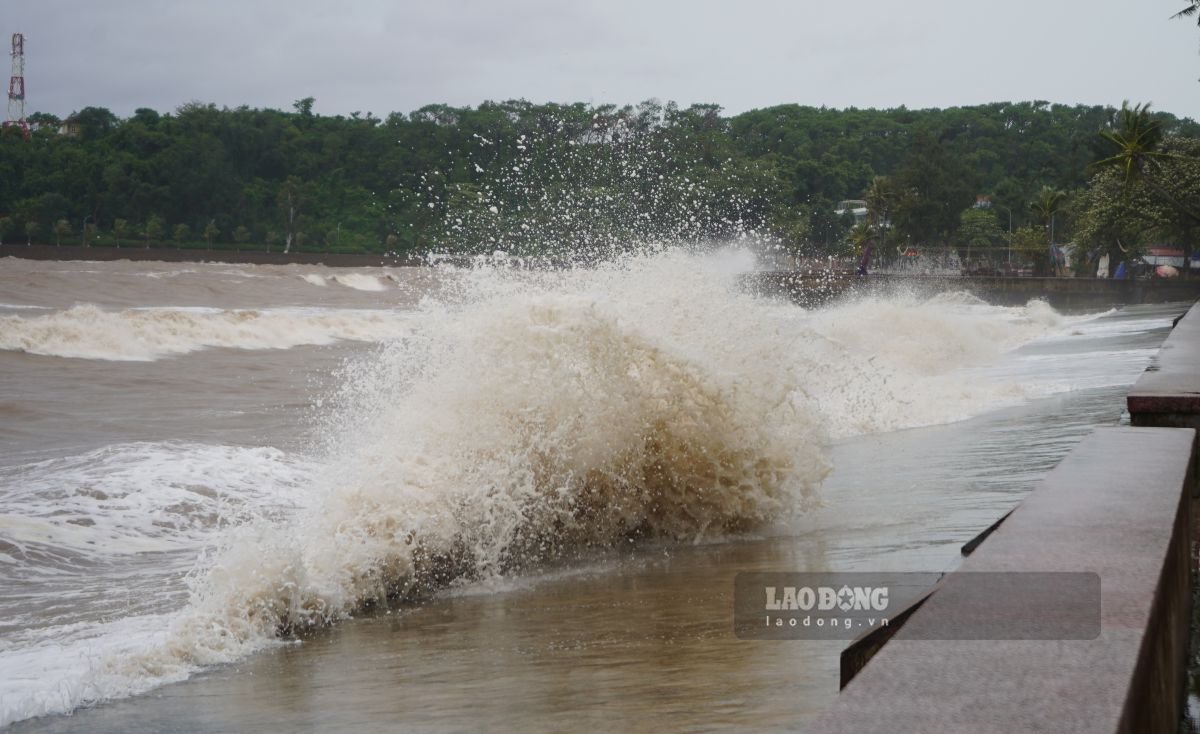Du bao tu chieu nay, khu vuc bien Hai Phong co gio manh cap 6 - 7, giat cap 8-9, bien dong. Ảnh: Mai Dung