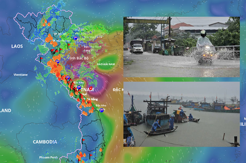 Storm No. 10 Bualoi moves slowly, forecasts time and area of landfall