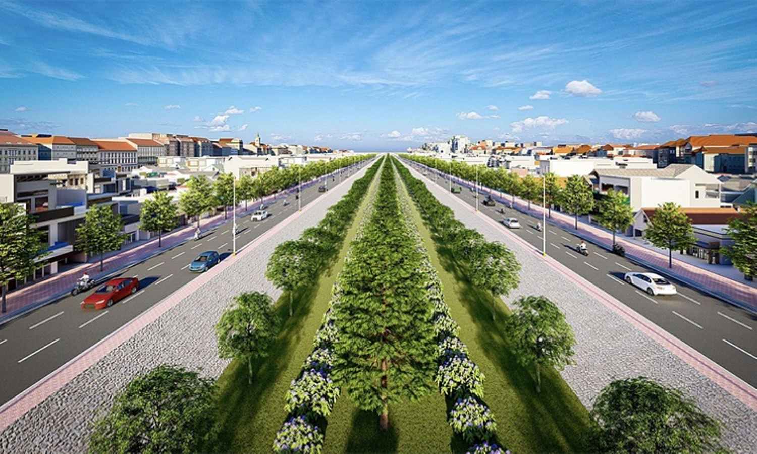 Perspective of Ho Chi Minh City Ring Road 2 from Vo Nguyen Giap Avenue to Pham Van Dong. Photo: Ho Chi Minh City Traffic Department