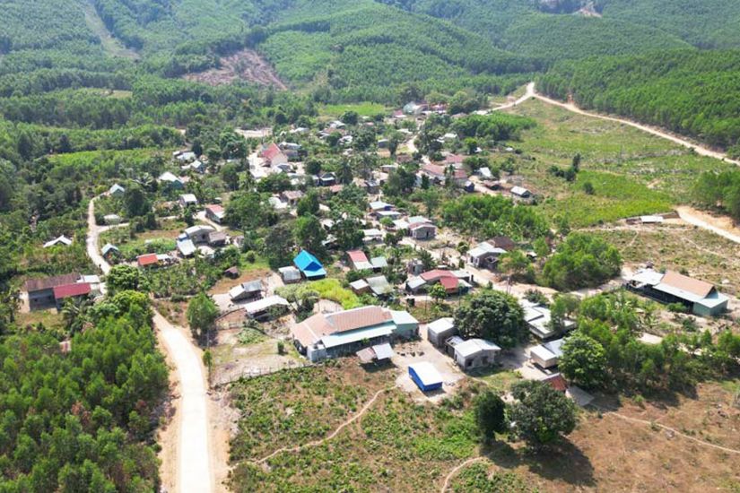 Canh Giao village (Gia Lai) currently has 72 households of Cham ethnic people living there. Photo: Hoai Phuong