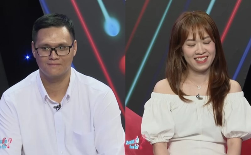 The couple at "You want to date". Photo: MCV Producer.