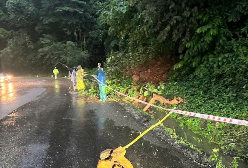 Landslide scene. Photo: Lam Hong