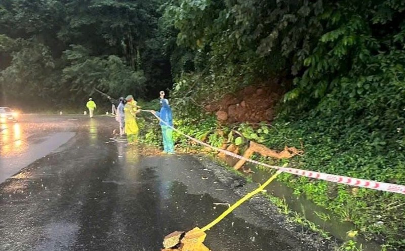 Landslide scene. Photo: Lam Hong