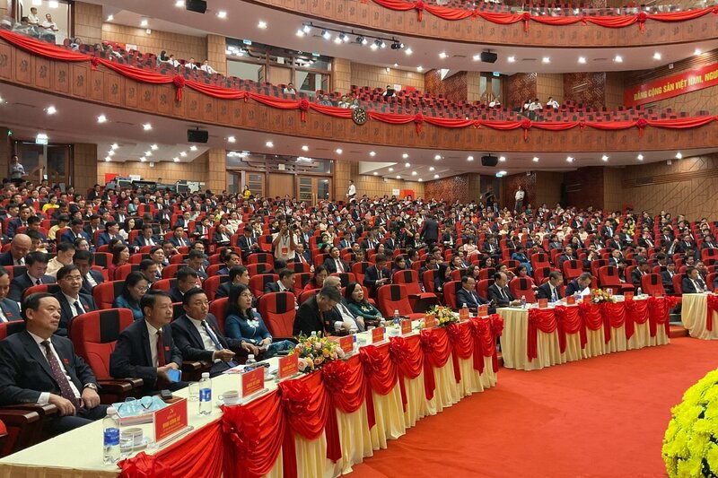 Day la Dai hoi co so luong dai bieu ve du dong nhat tu truoc den nay voi 500 dai bieu. Anh: Trung tam Bao chi. 