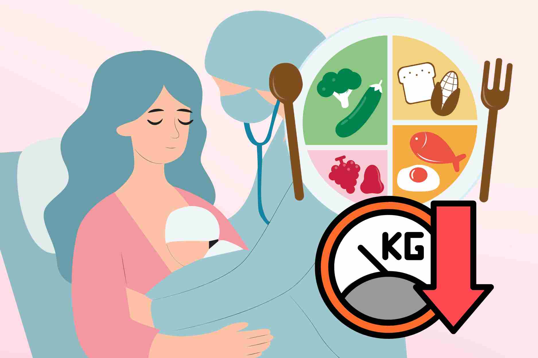 Les 3 principes alimentaires pour aider les femmes apres l'accouchement a retrouver leur silhouette efficacement