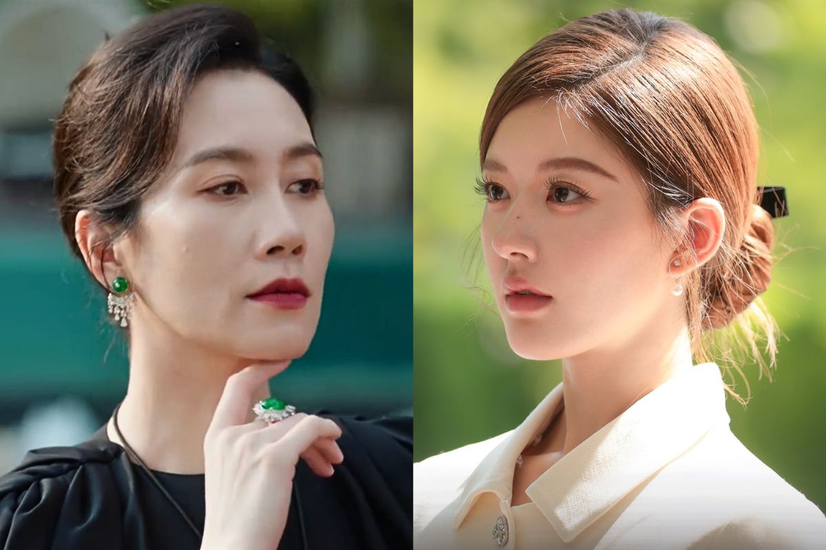 On Tranh Vanh and Trieu Lo Tu play the role of mother-in-law - the bride. Photo: Producer