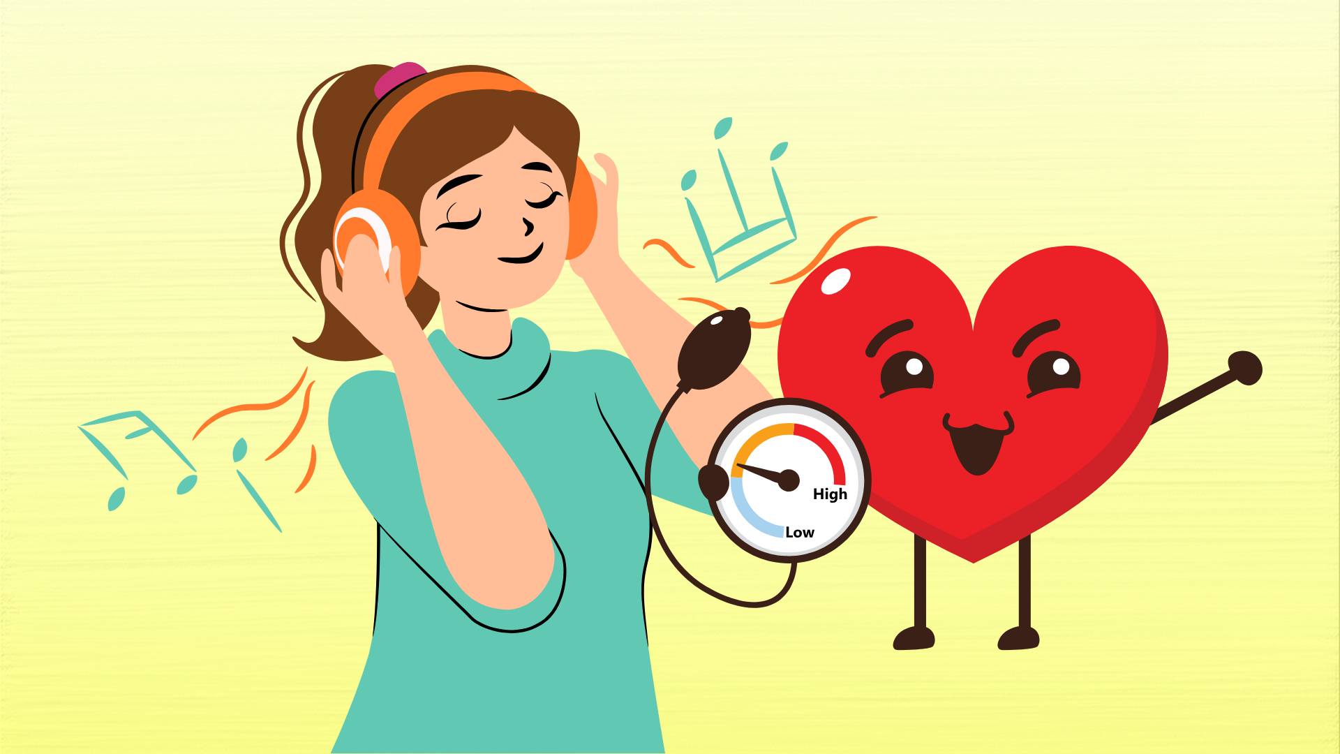 Tips for using music to control blood pressure, help stabilize health