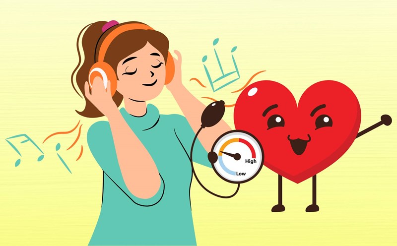 Tips for using music to control blood pressure, help stabilize health