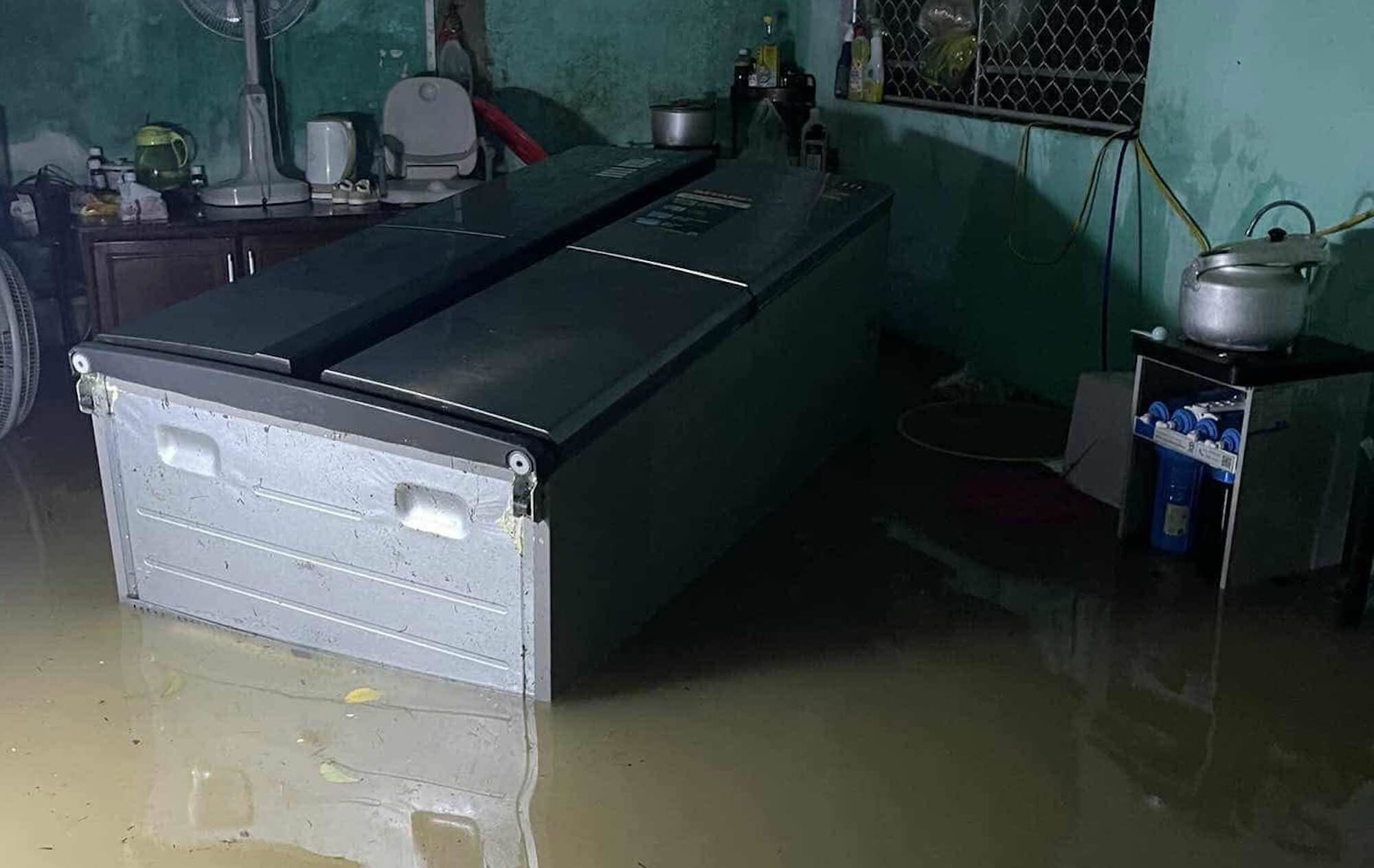 De fortes pluies ont inonde de nombreux endroits de Nghe An. Photo : Hai Xuyen