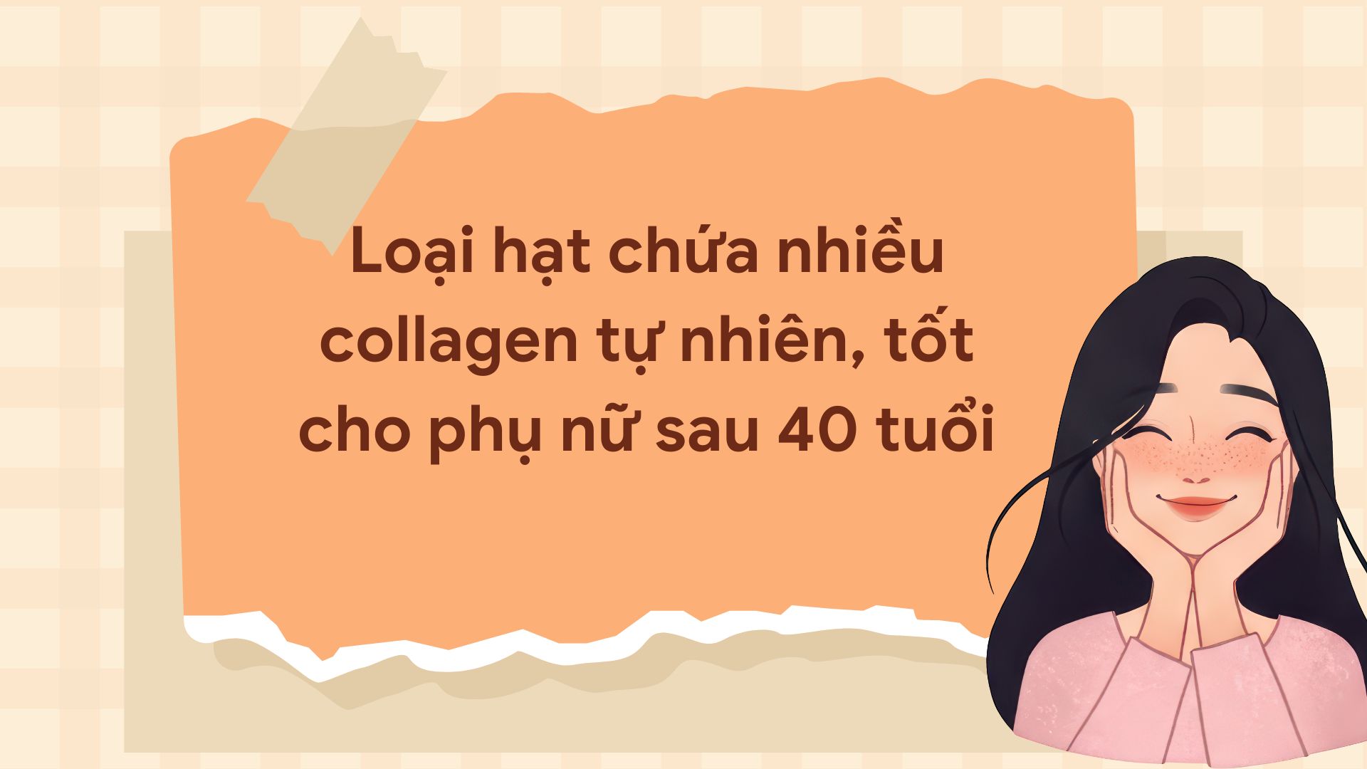 Cashews, almonds... are natural collagen-boosting nuts. Graphic photo: Huong Son