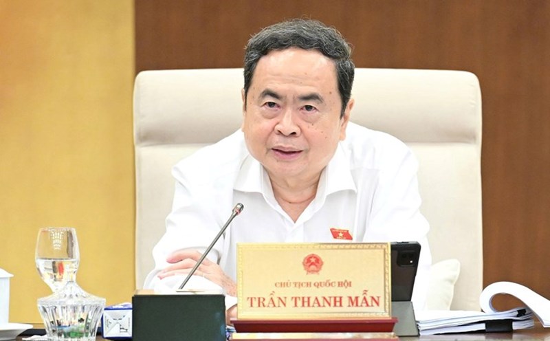 Politburo member and National Assembly Chairman Tran Thanh Man. Photo: Quochoi.vn