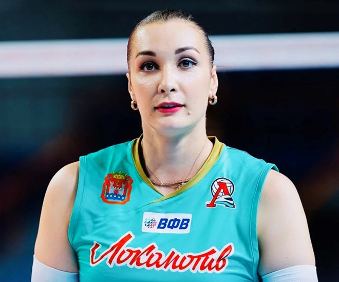 Ngoai binh Irina Voronkova cua Binh chung Thong tin. Anh: Bong chuyen Viet Nam