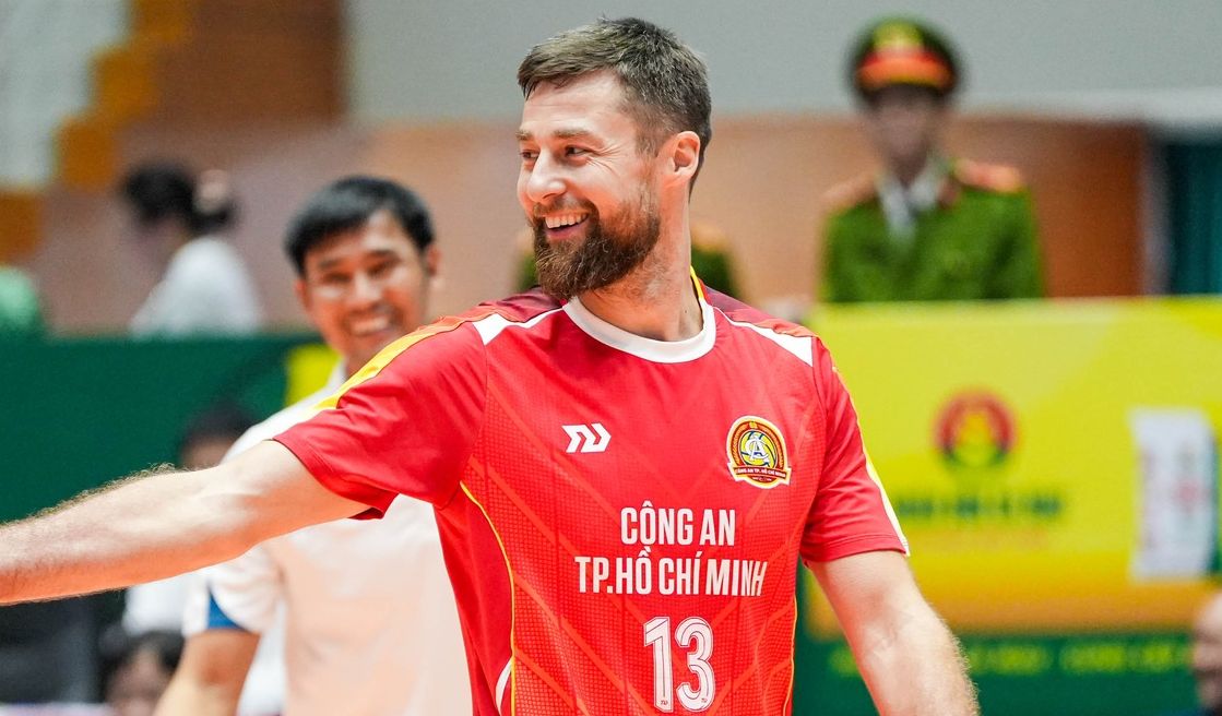Michal Kubiak la diem tua chuyen mon cua doi nam Cong an TPHCM. Anh: VFV