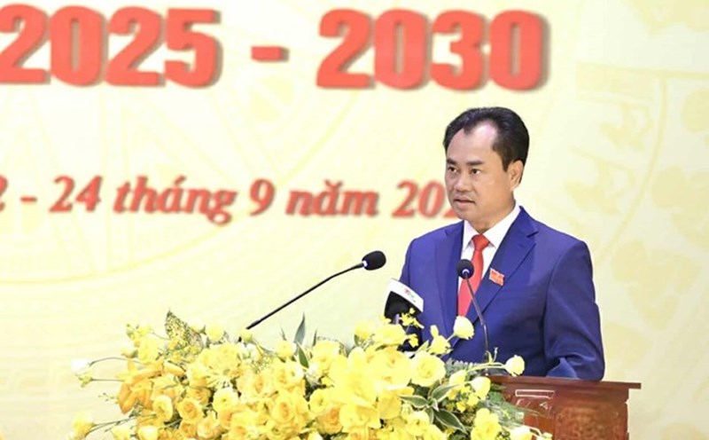 Mr. Trinh Viet Hung was appointed to hold the position of Secretary of Lao Cai Provincial Party Committee. Photo: Dang Vu