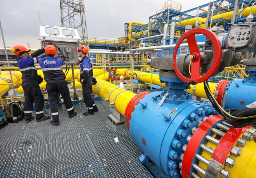 Gazprom's Amur Russian Gas Plant measuring station in Svobodny, Amur, Russia. Photo: Sputnik